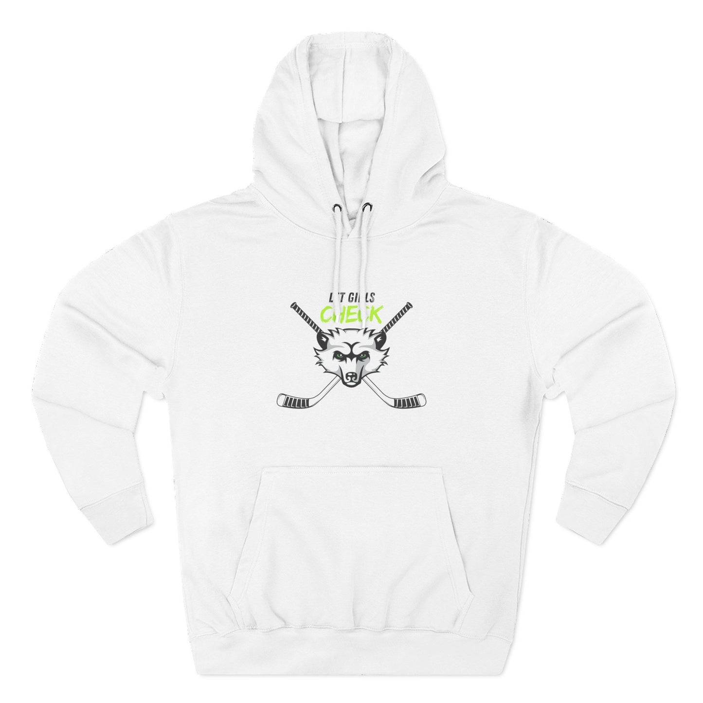 Let Girls Check Hoodie by Lady Bearcat