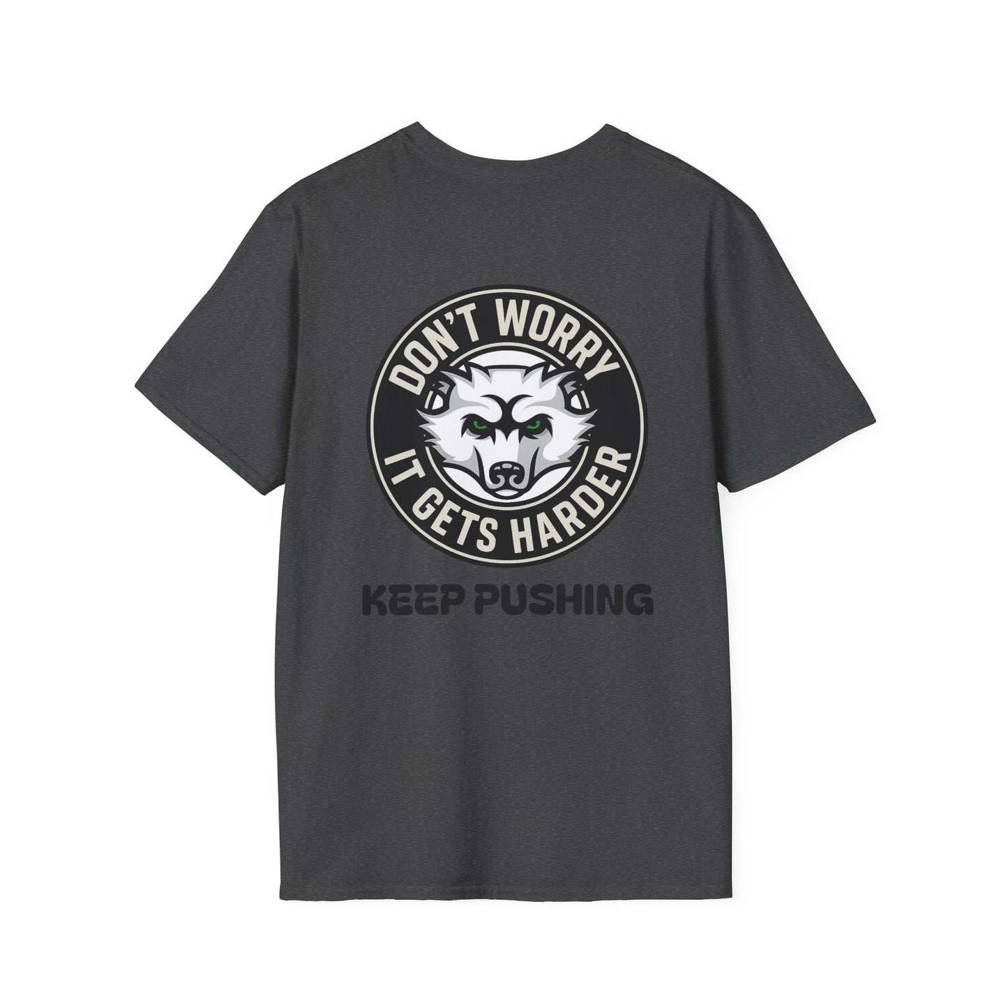It Gets Harder - Keep Pushing T-Shirt Bearcat Elite Sports