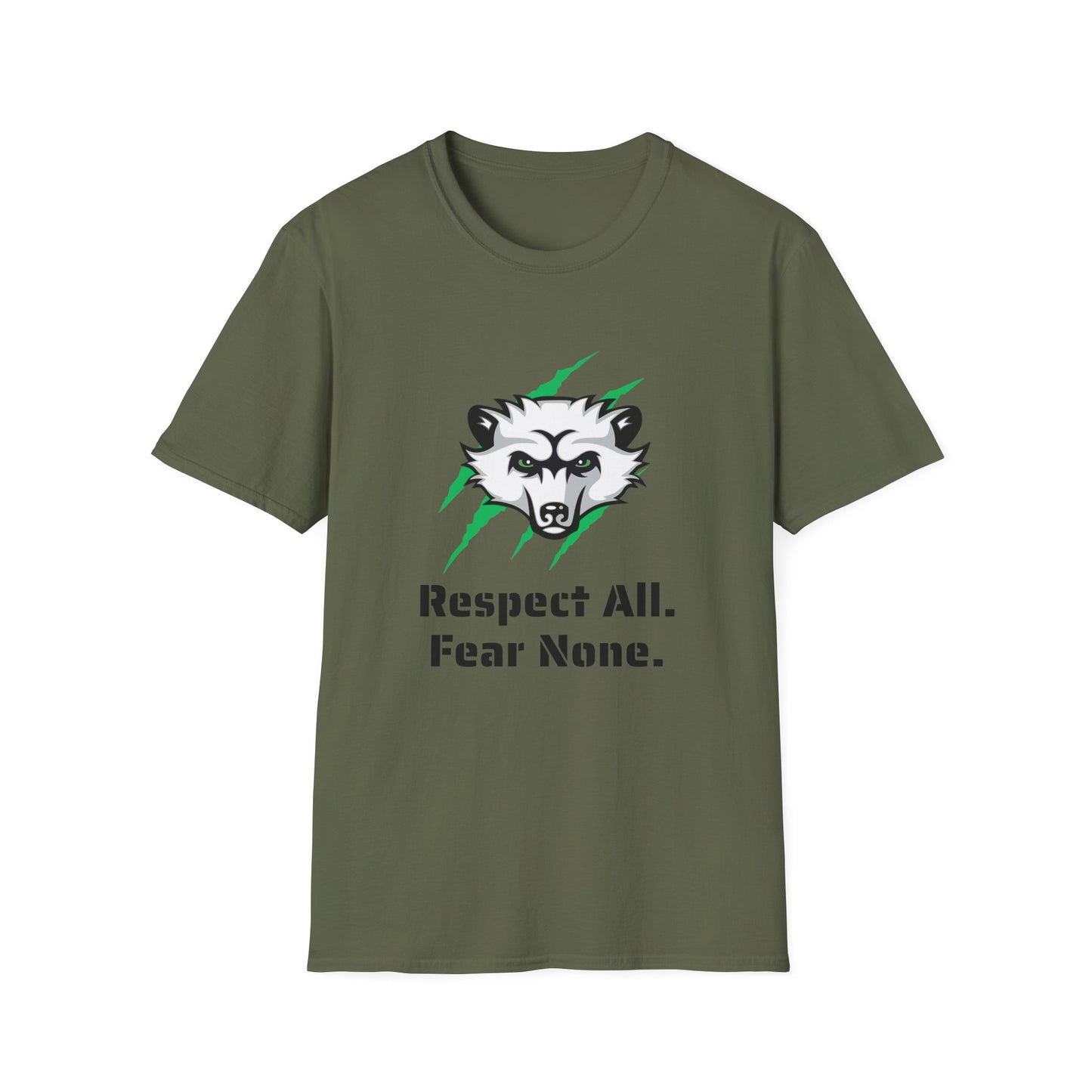 Unisex Graphic T-Shirt - Respect All Fear None - Bearcat Hockey