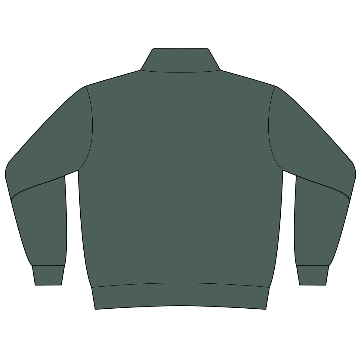 Women's Black Quarter-Zip Pullover