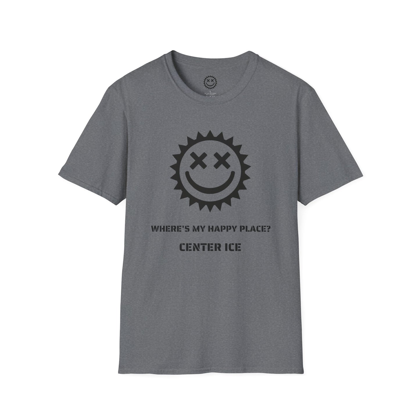 Happy Place is Center Ice Unisex T-Shirt