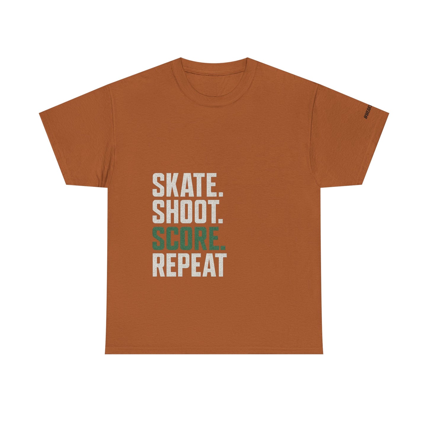SKATE SHOOT SCORE REPEAT T-Shirt - #Wearthebear