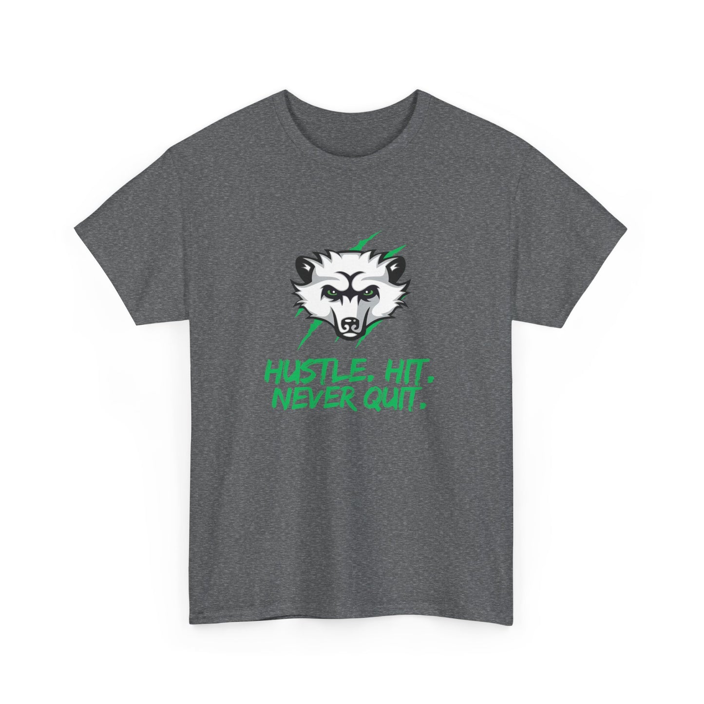 Motivational Hustle Cotton Tee | Unisex T-Shirt for Gym Lovers, Fitness Enthusiasts, Workout Motivation, Gift for Him, Her