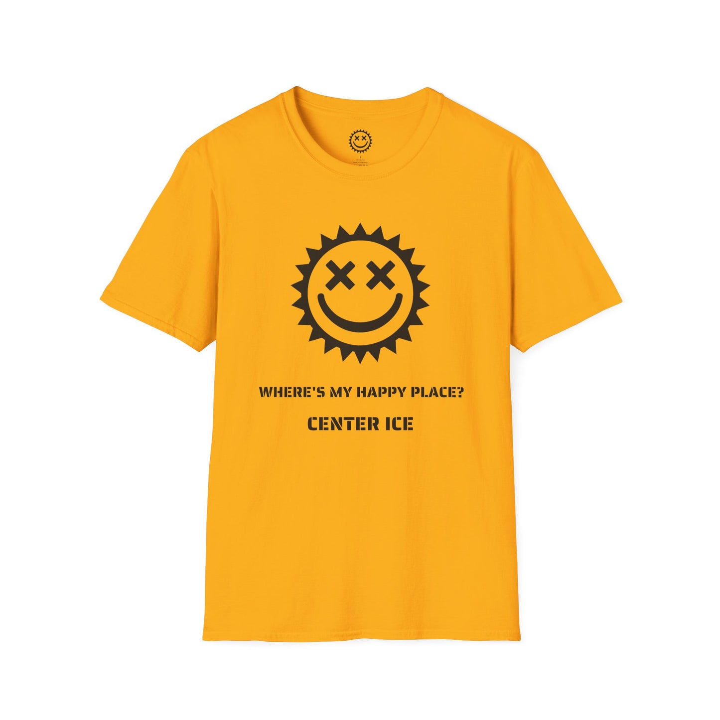 Happy Place is Center Ice Unisex T-Shirt