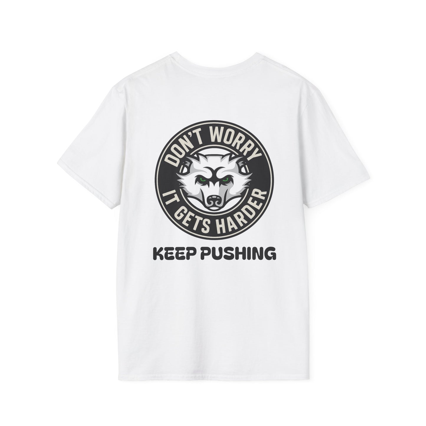It Gets Harder - Keep Pushing T-Shirt Bearcat Elite Sports