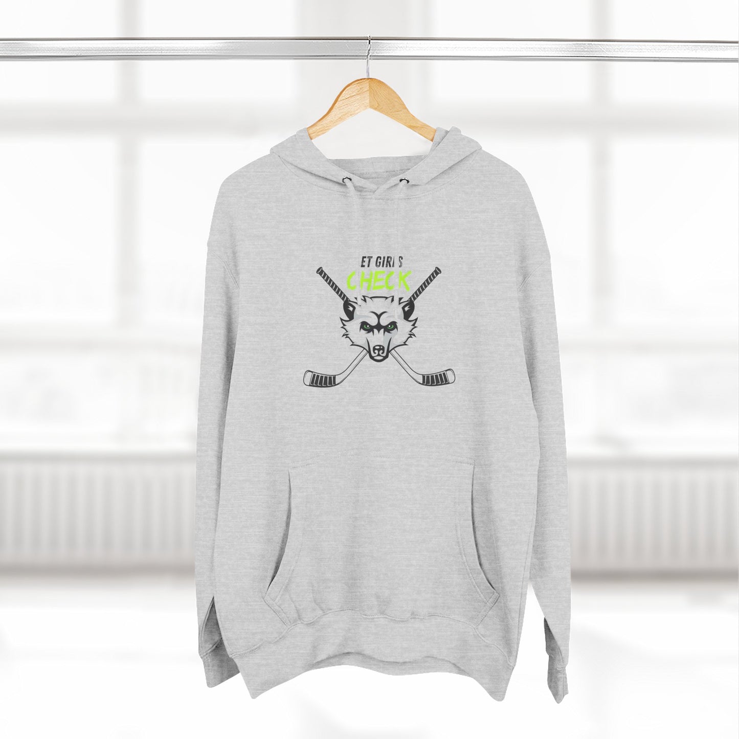 Let Girls Check Hoodie by Lady Bearcat