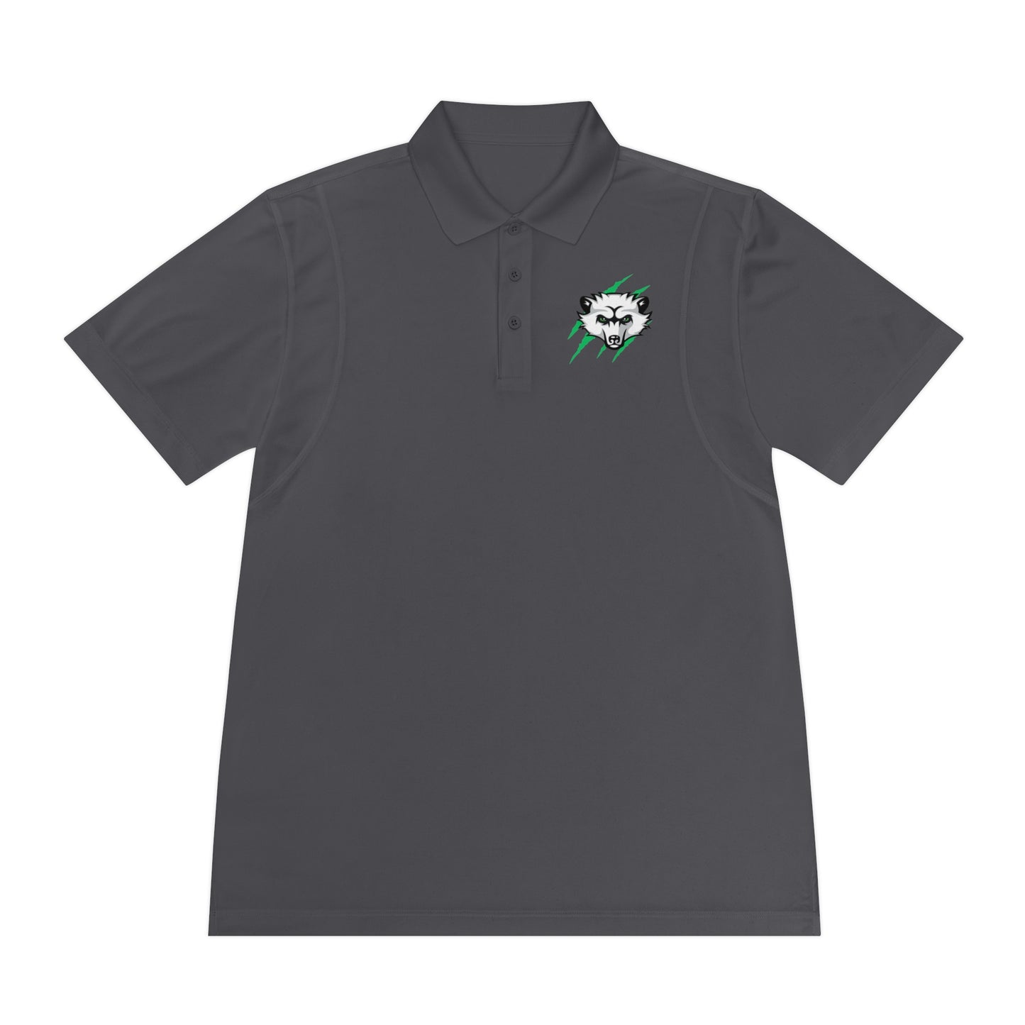 Men's Sport Polo Shirt - Bearcat Hockey Club Claws Out