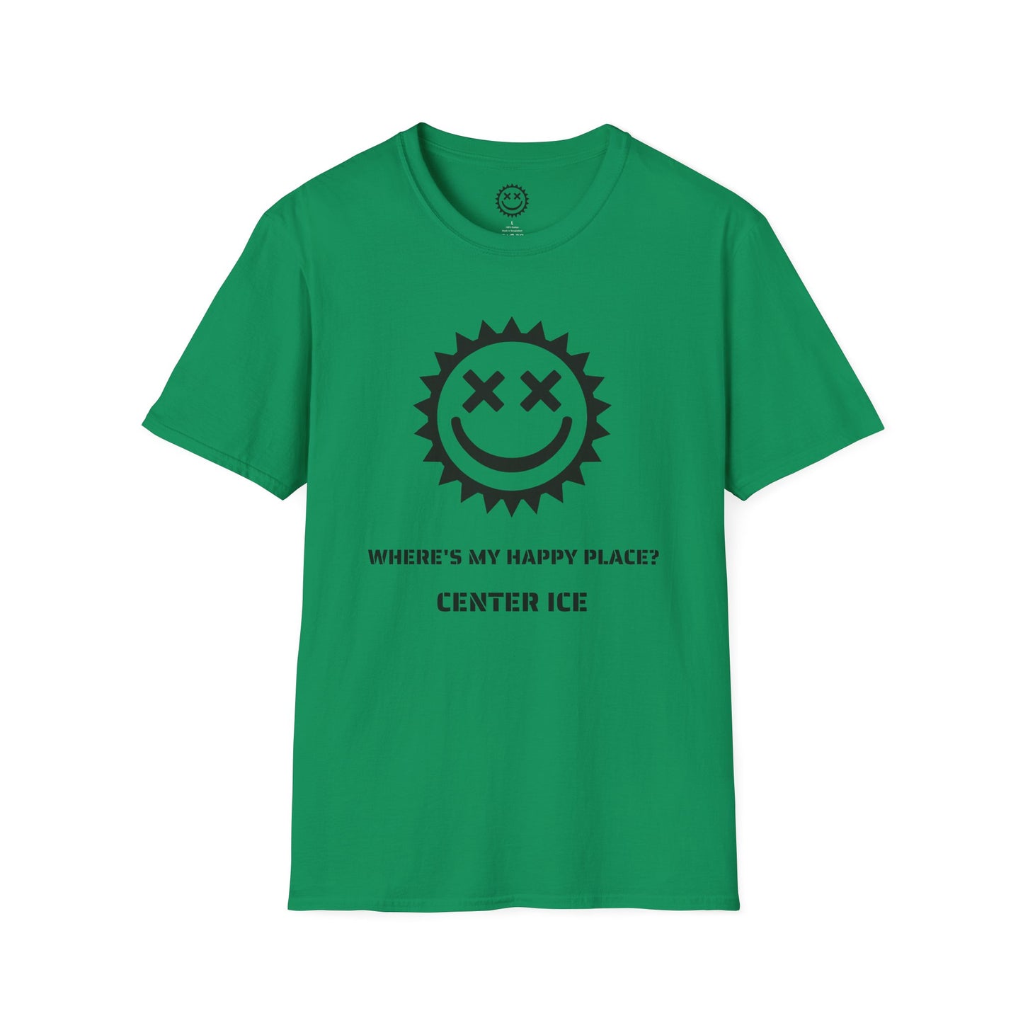 Happy Place is Center Ice Unisex T-Shirt