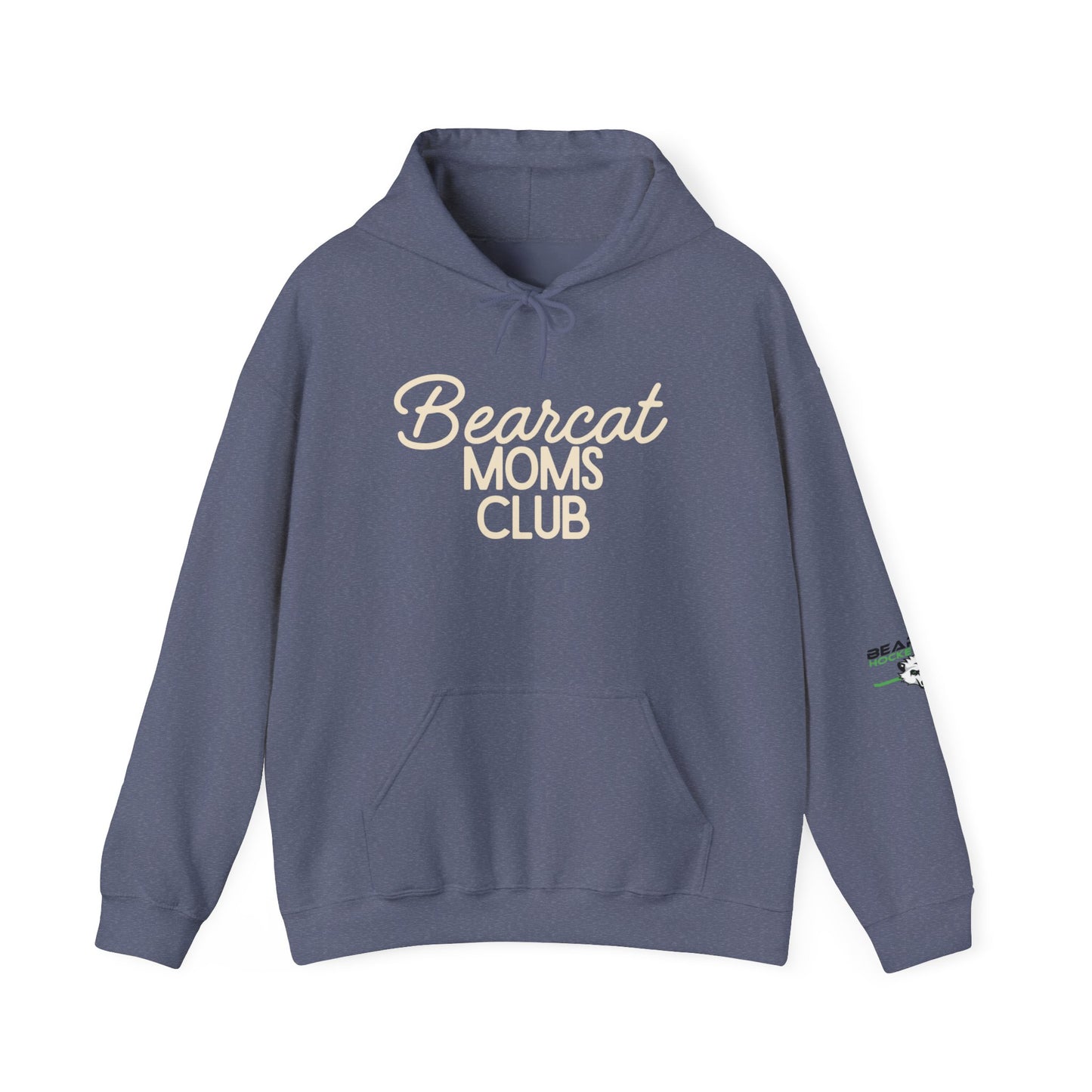 Bearcat Moms Club Hooded Sweatshirt | Cozy Gift for Moms, Family Gatherings, Casual Wear, Everyday Comfort, Cute Sweatshirt