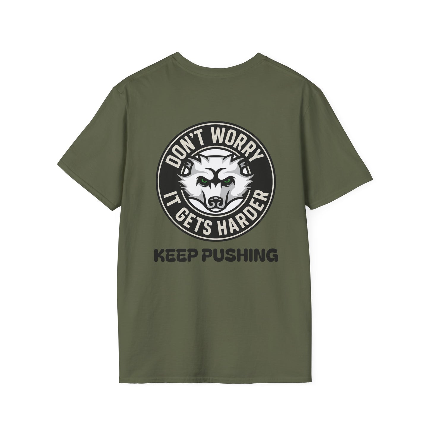 It Gets Harder - Keep Pushing T-Shirt Bearcat Elite Sports