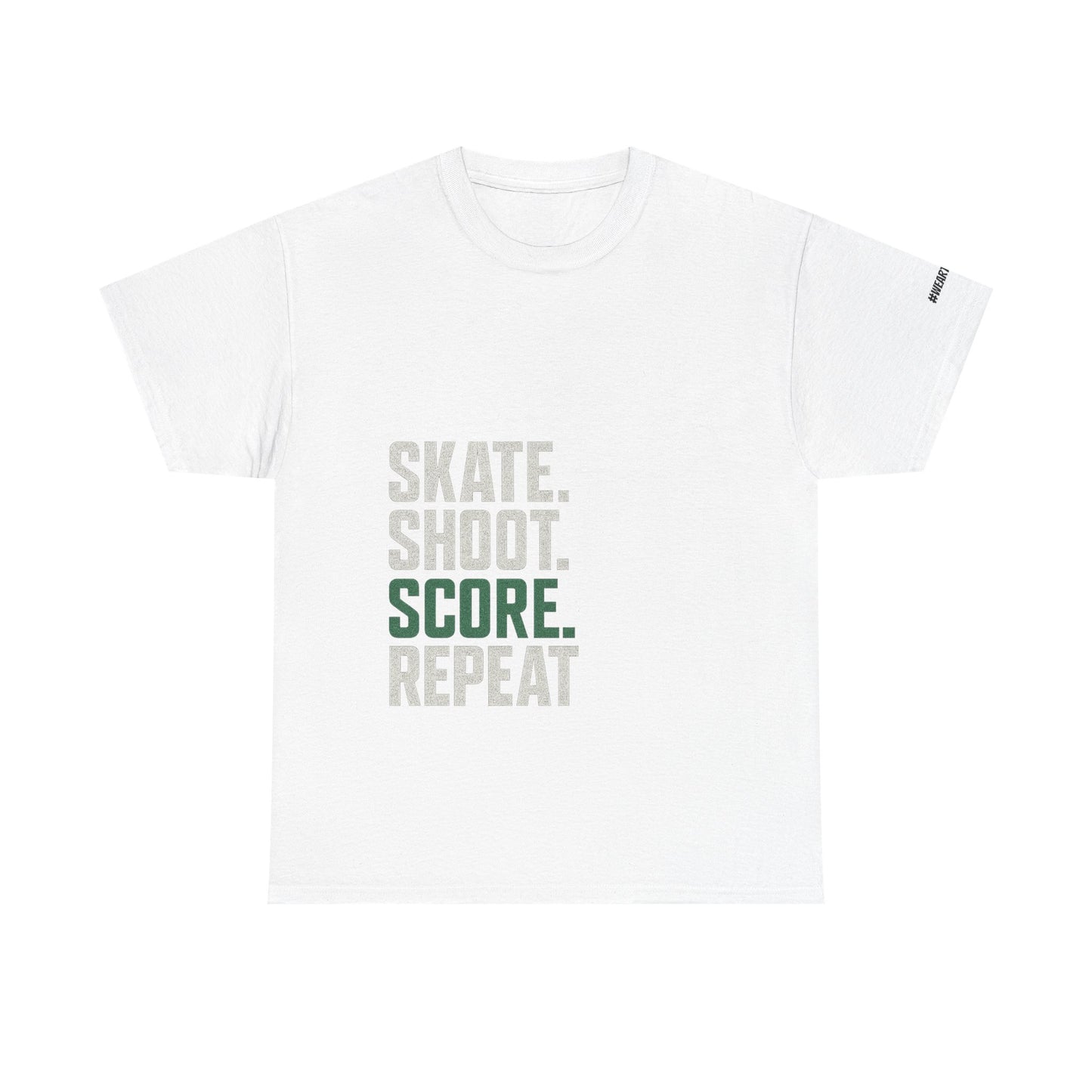 SKATE SHOOT SCORE REPEAT T-Shirt - #Wearthebear