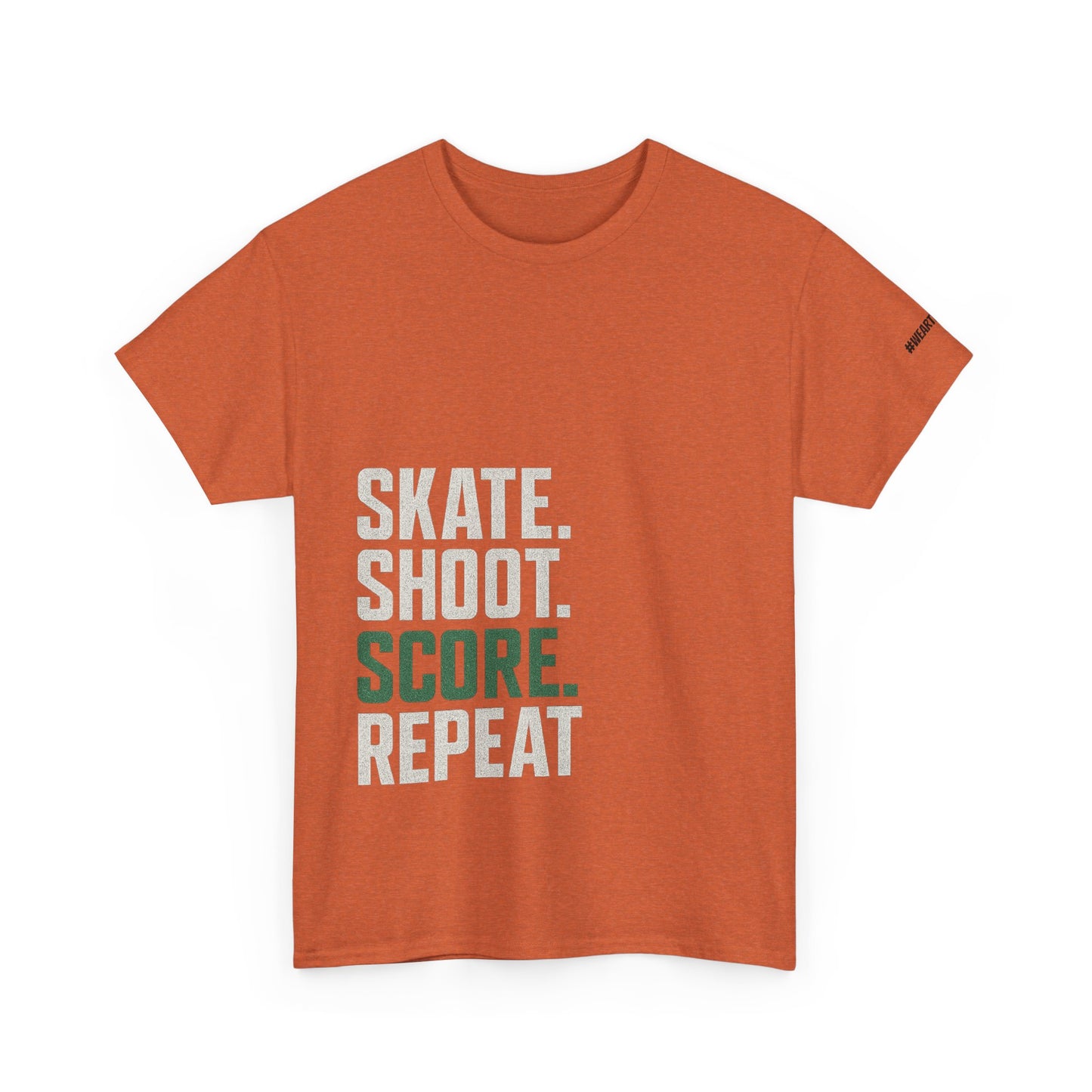 SKATE SHOOT SCORE REPEAT T-Shirt - #Wearthebear