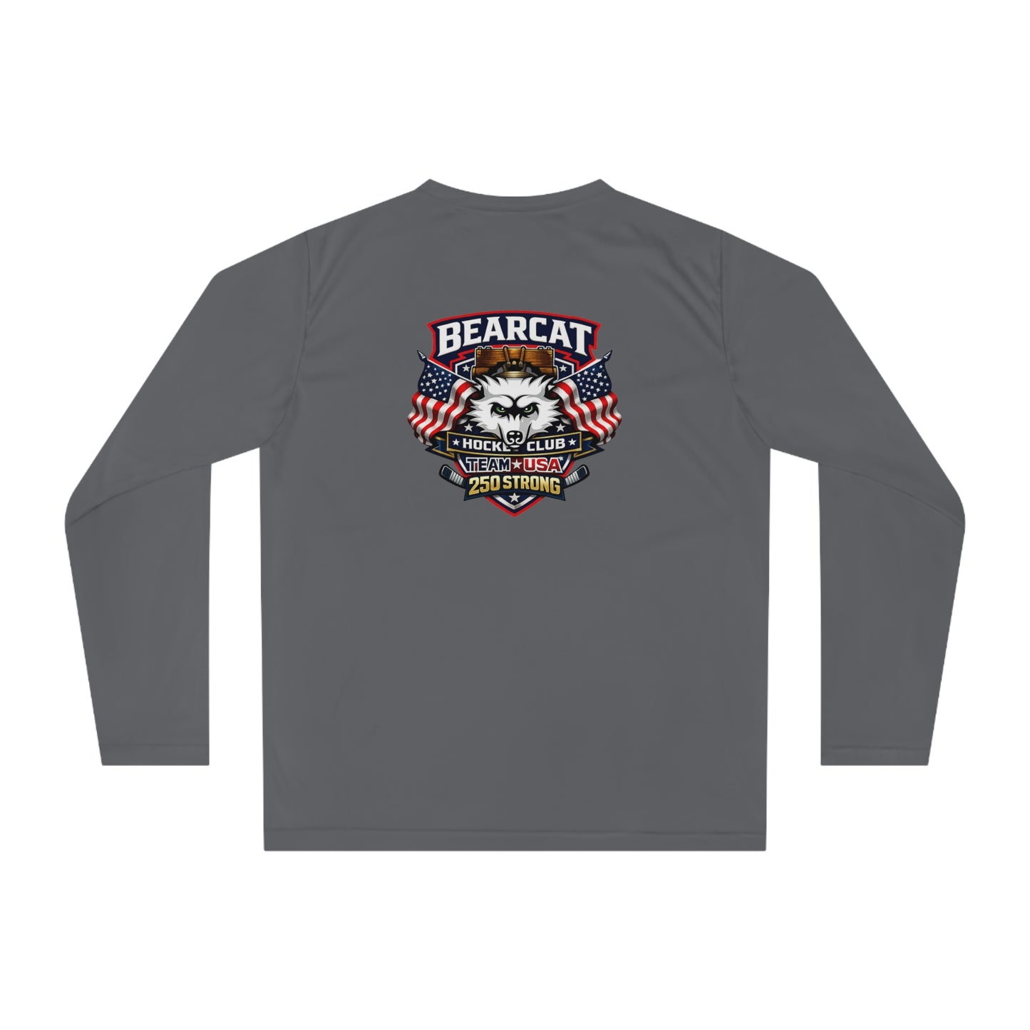 Bearcat Hockey Club International Long Sleeve BASELAYER Shirt - Moisture Wicking Under