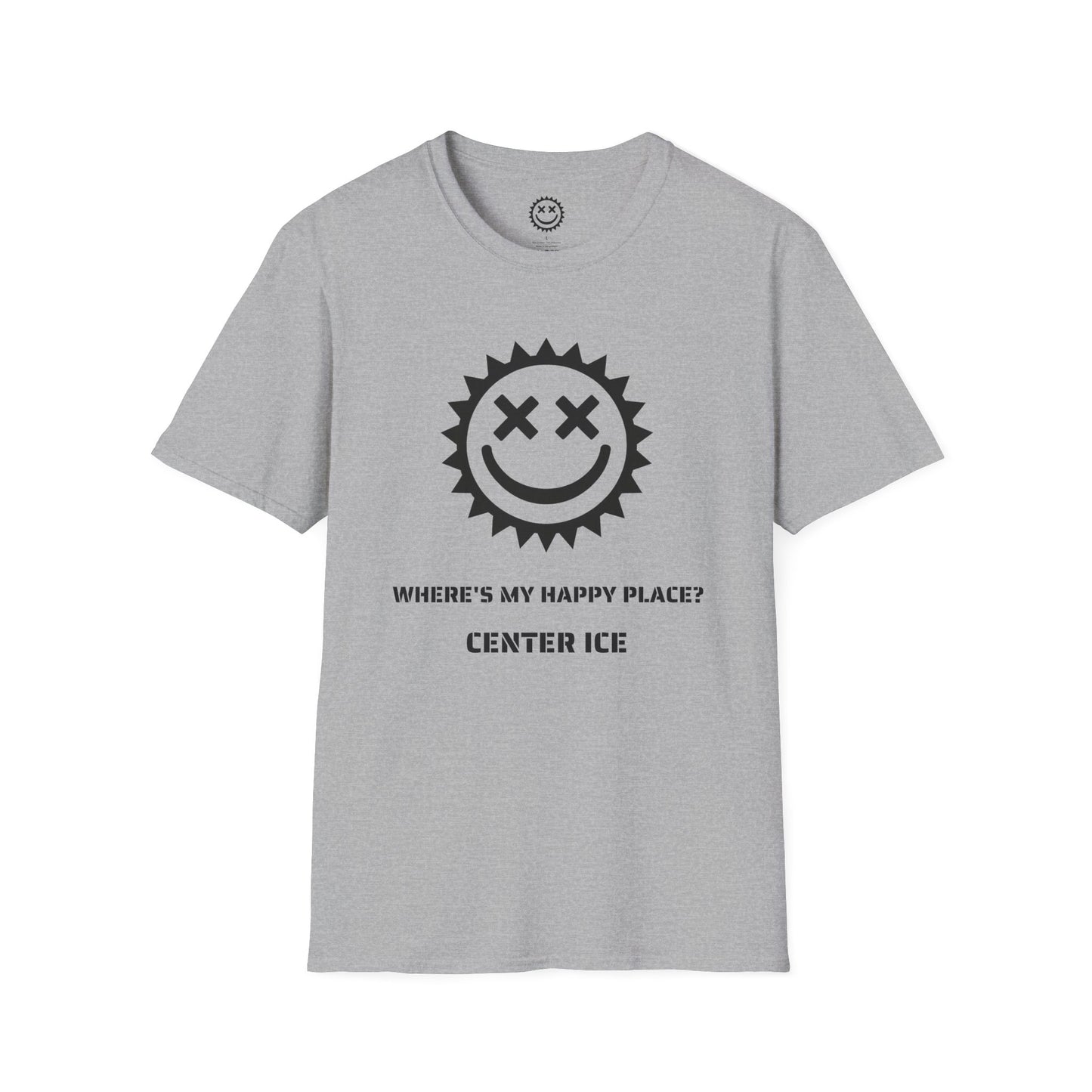 Happy Place is Center Ice Unisex T-Shirt