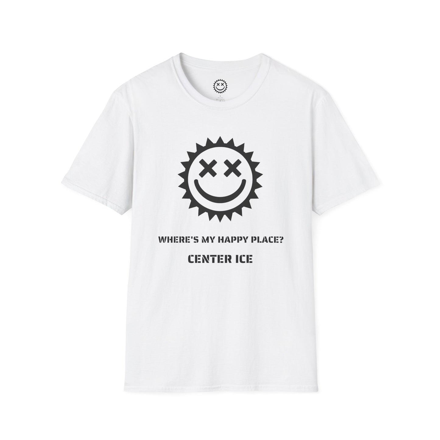 Happy Place is Center Ice Unisex T-Shirt