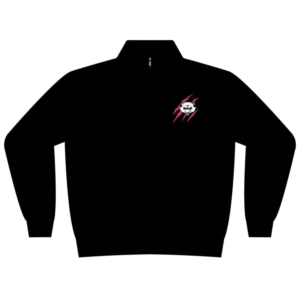 Women's Black Quarter-Zip Pullover