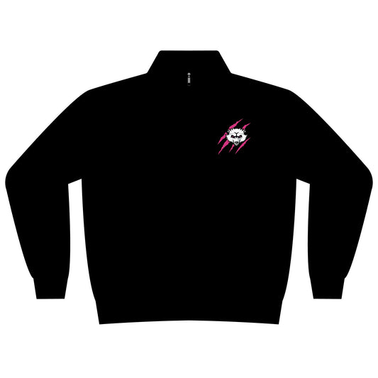 Women's Black Quarter-Zip Pullover