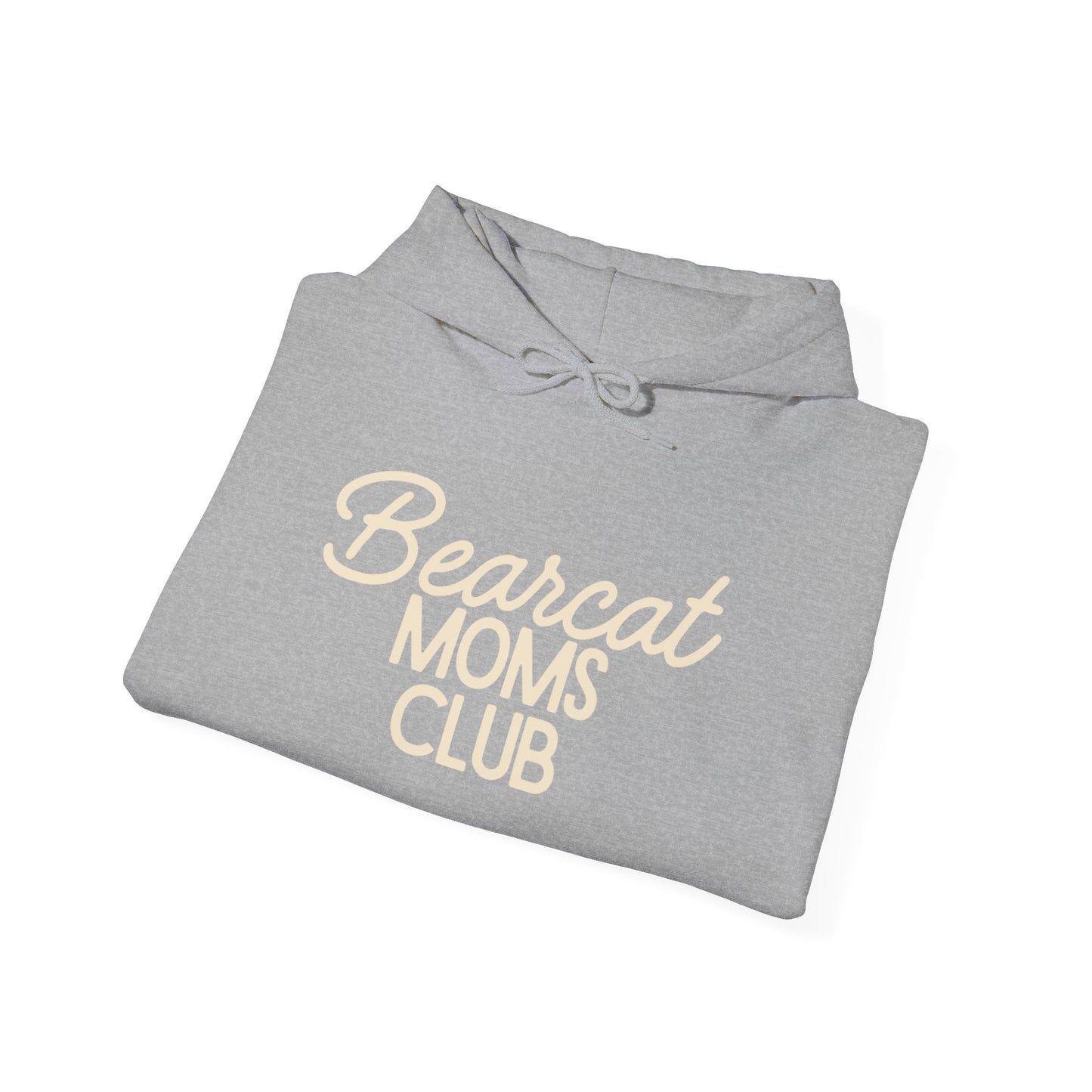 Bearcat Moms Club Hooded Sweatshirt | Cozy Gift for Moms, Family Gatherings, Casual Wear, Everyday Comfort, Cute Sweatshirt
