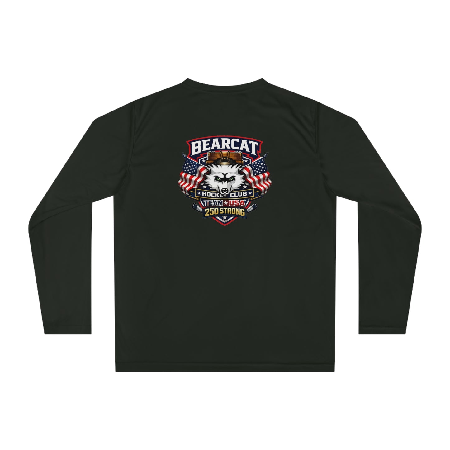 Bearcat Hockey Club International Long Sleeve BASELAYER Shirt - Moisture Wicking Under