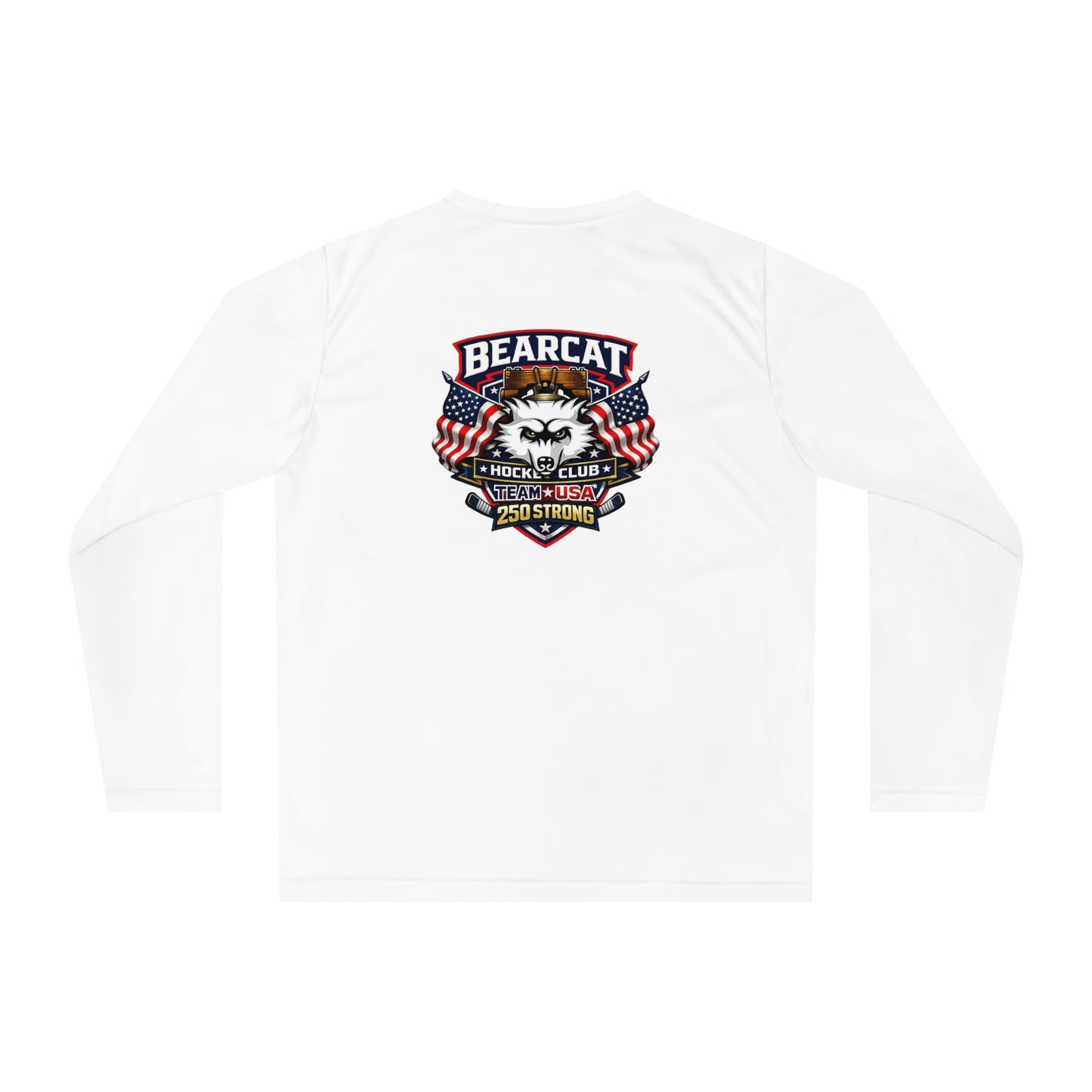 Bearcat Hockey Club International Long Sleeve BASELAYER Shirt - Moisture Wicking Under