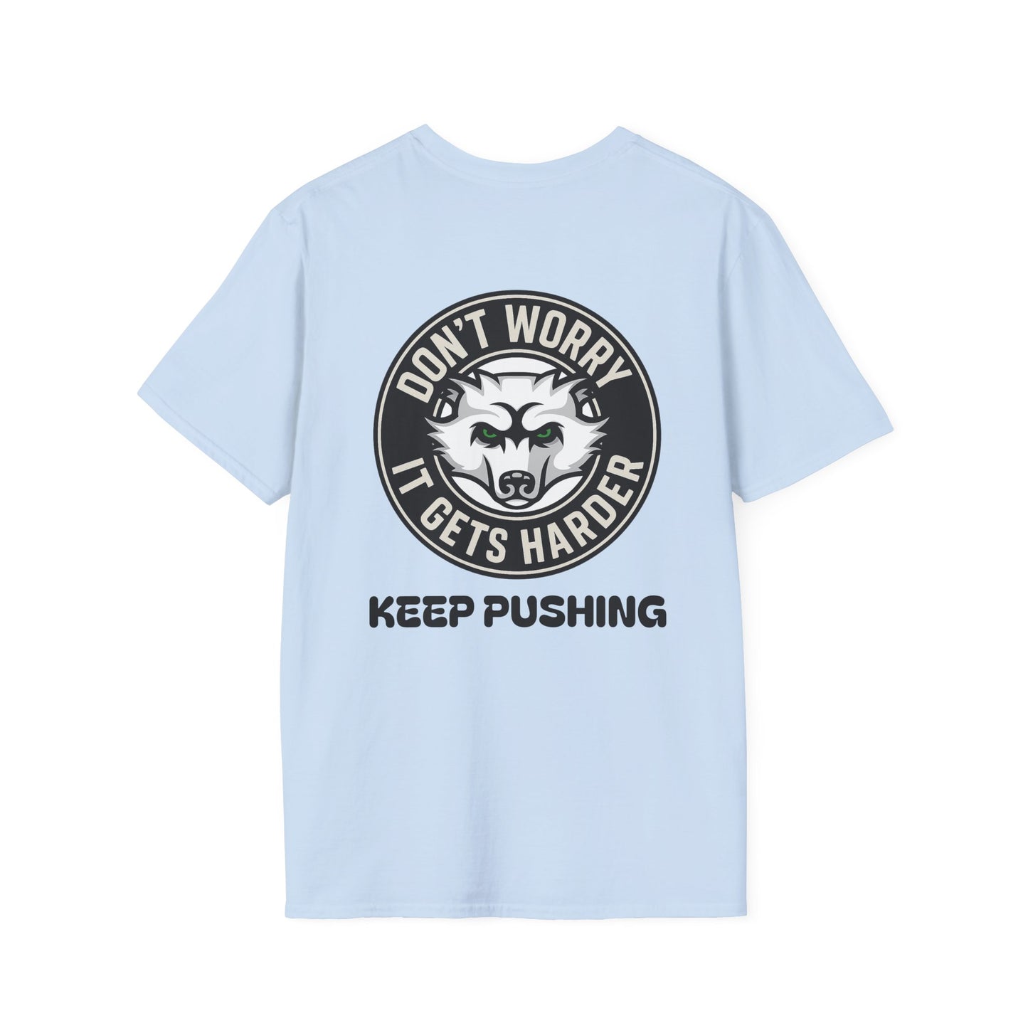 It Gets Harder - Keep Pushing T-Shirt Bearcat Elite Sports