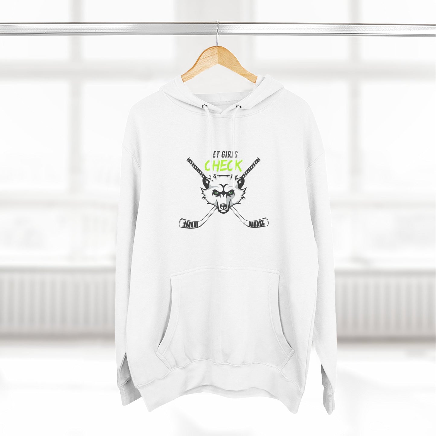 Let Girls Check Hoodie by Lady Bearcat