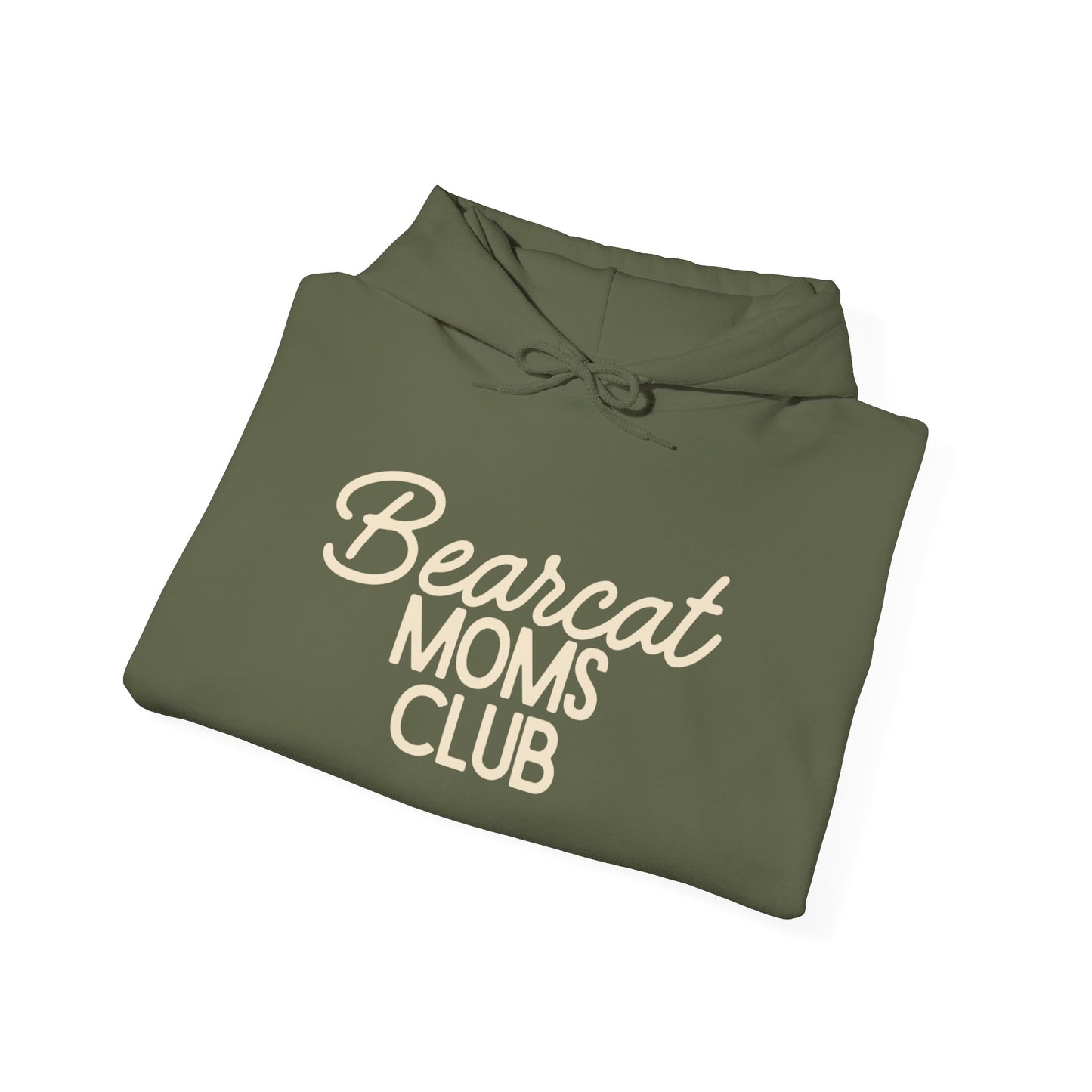Bearcat Moms Club Hooded Sweatshirt | Cozy Gift for Moms, Family Gatherings, Casual Wear, Everyday Comfort, Cute Sweatshirt