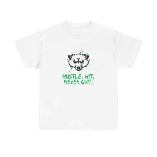 Motivational Hustle Cotton Tee | Unisex T-Shirt for Gym Lovers, Fitness Enthusiasts, Workout Motivation, Gift for Him, Her
