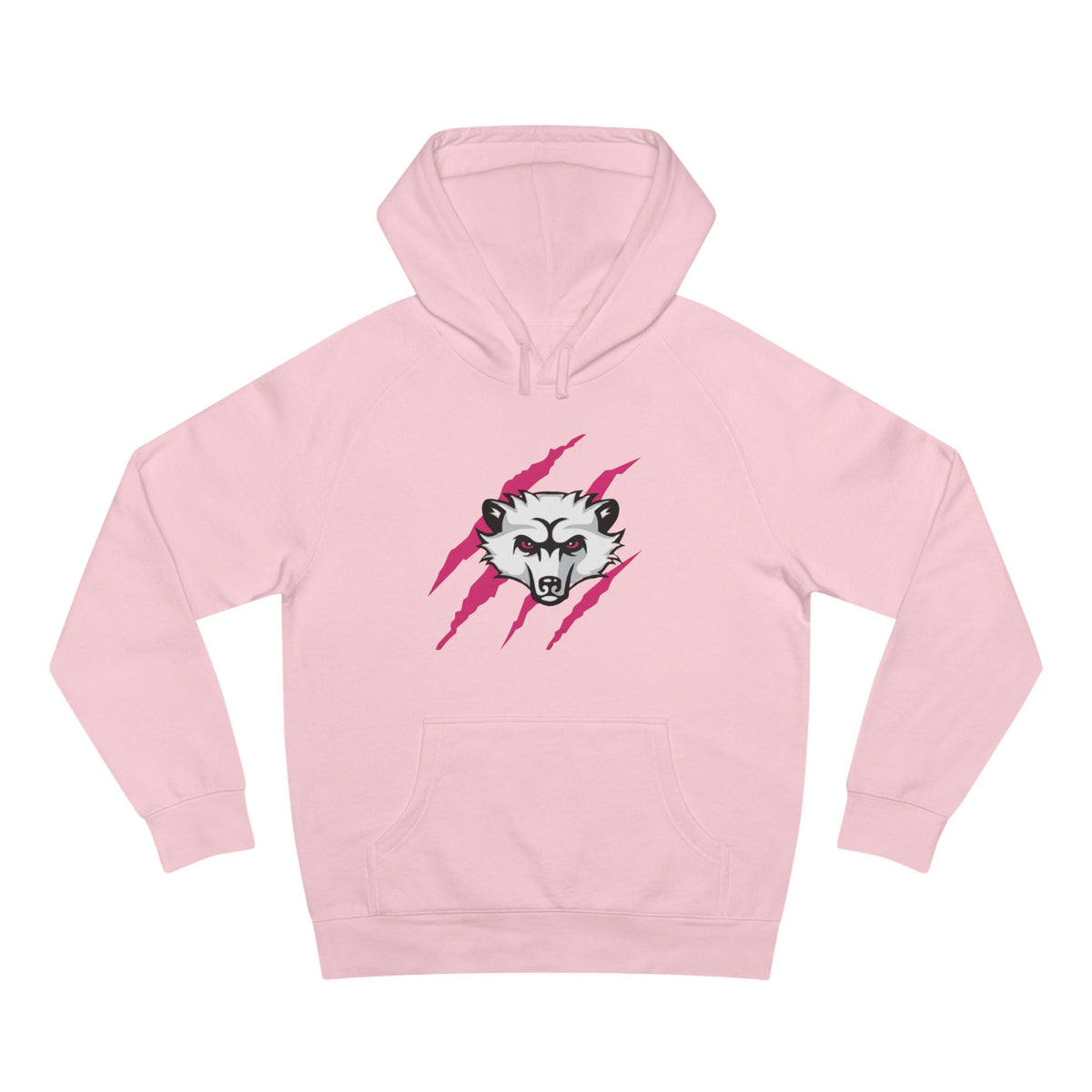 Girls Pink Logo Bearcat Hoodie