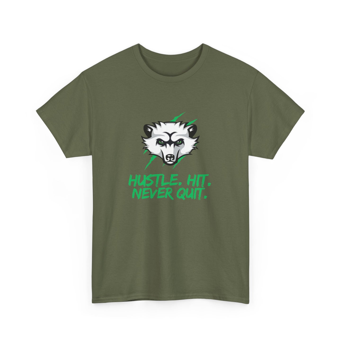 Motivational Hustle Cotton Tee | Unisex T-Shirt for Gym Lovers, Fitness Enthusiasts, Workout Motivation, Gift for Him, Her