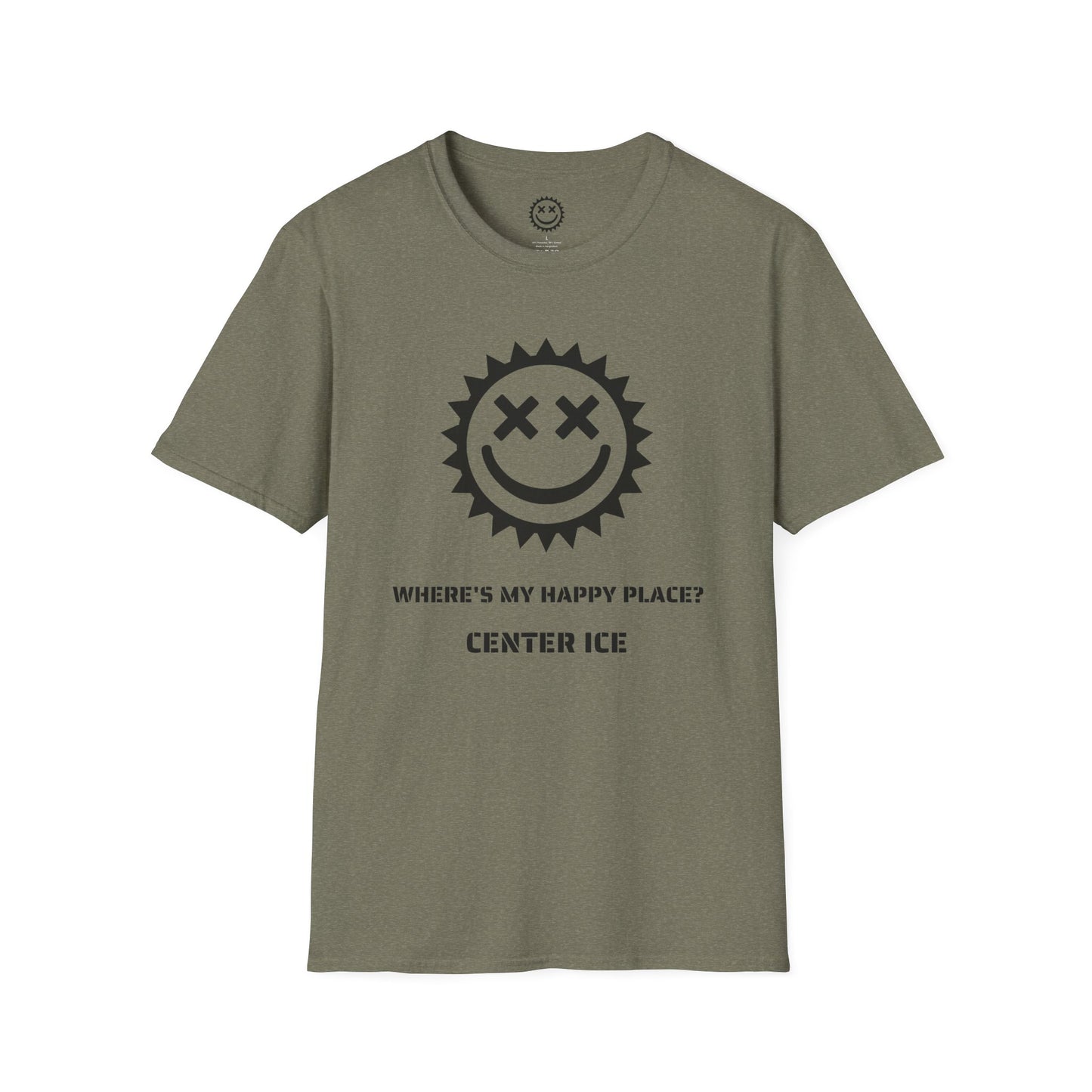 Happy Place is Center Ice Unisex T-Shirt