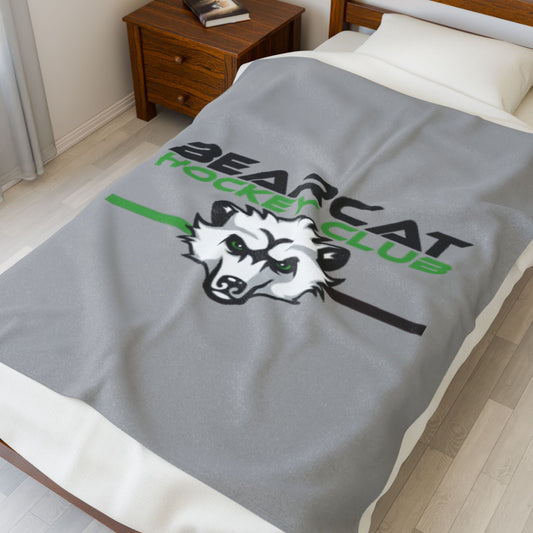 Cozy Bearcat Plush Blanket | Soft Throw