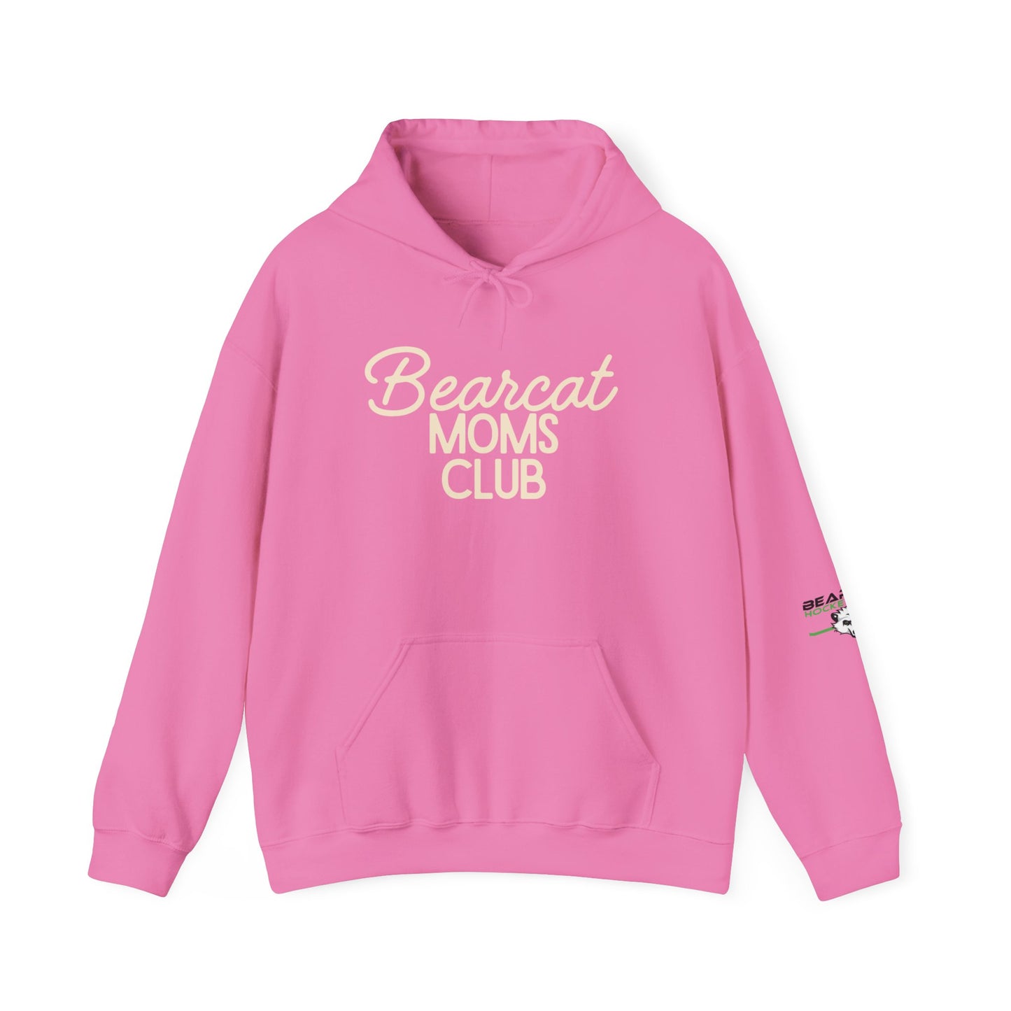 Bearcat Moms Club Hooded Sweatshirt | Cozy Gift for Moms, Family Gatherings, Casual Wear, Everyday Comfort, Cute Sweatshirt