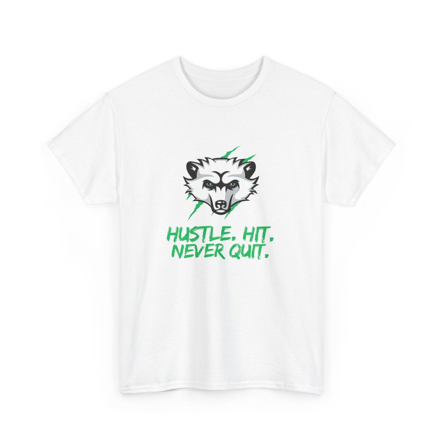 Motivational Hustle Cotton Tee | Unisex T-Shirt for Gym Lovers, Fitness Enthusiasts, Workout Motivation, Gift for Him, Her