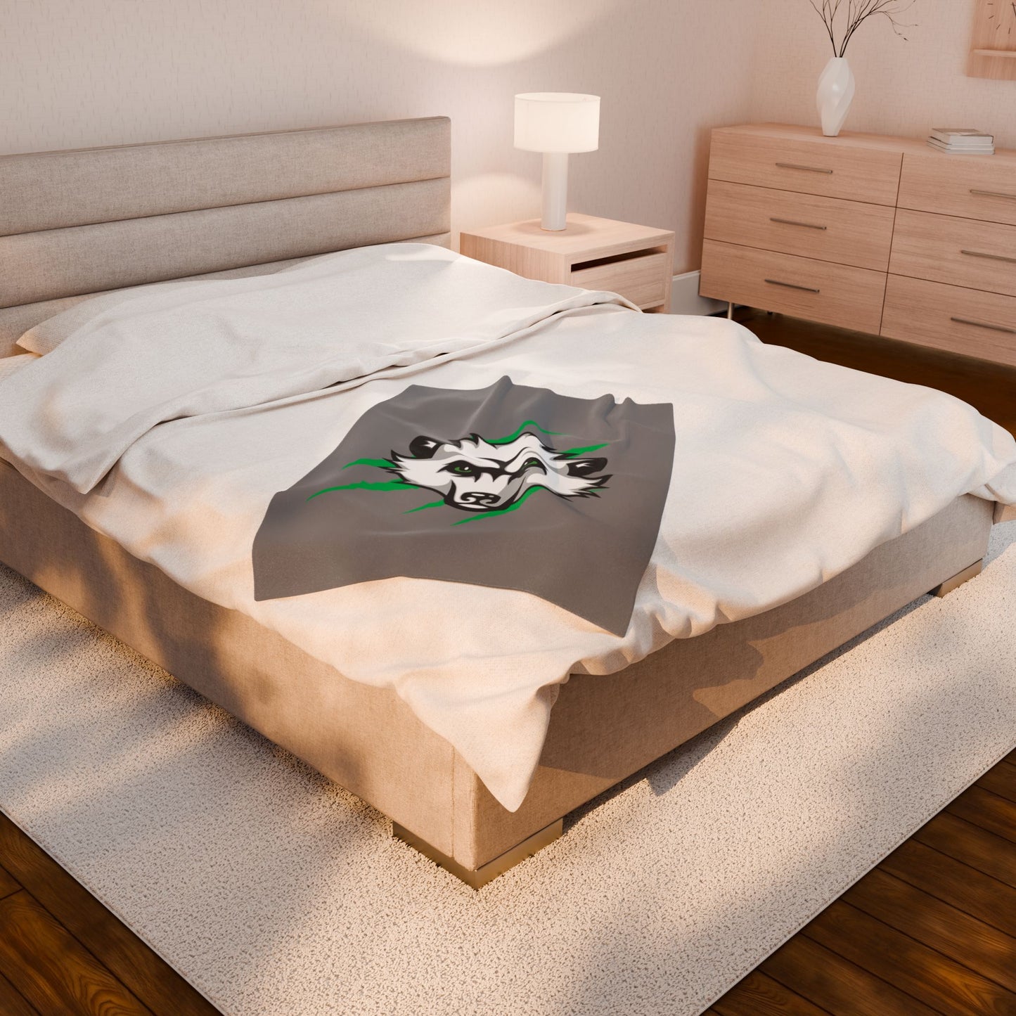 Bearcat Hockey Plush Blanket - Cozy Throw