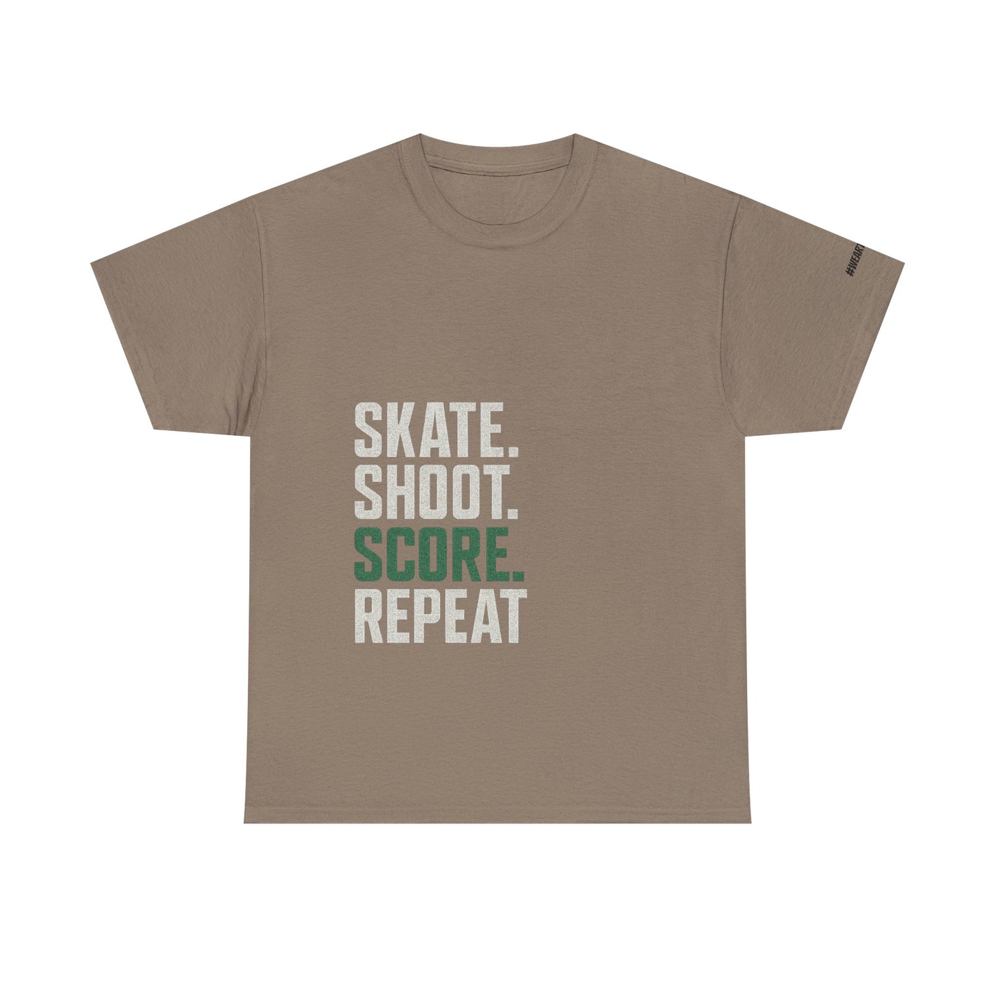 SKATE SHOOT SCORE REPEAT T-Shirt - #Wearthebear