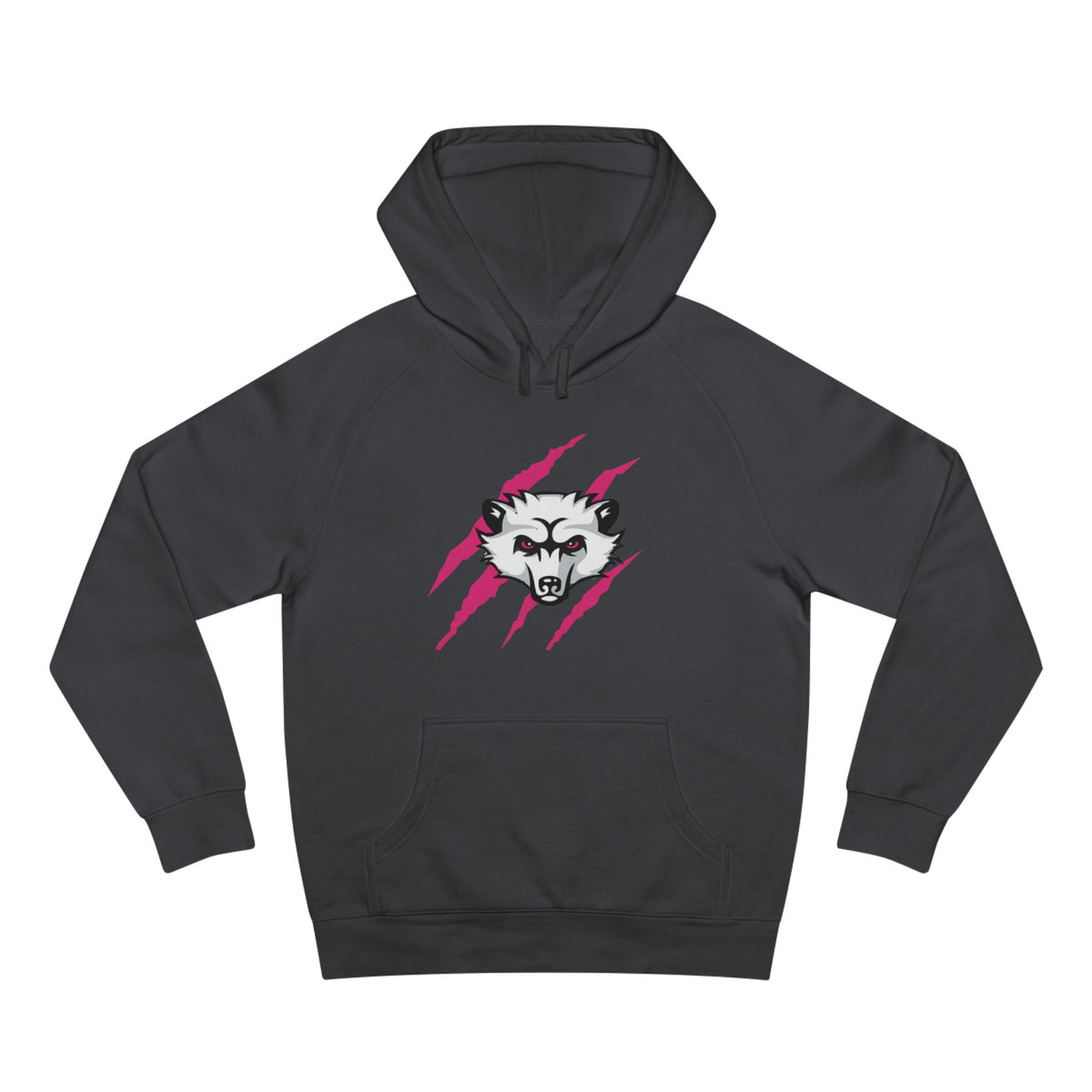Girls Pink Logo Bearcat Hoodie