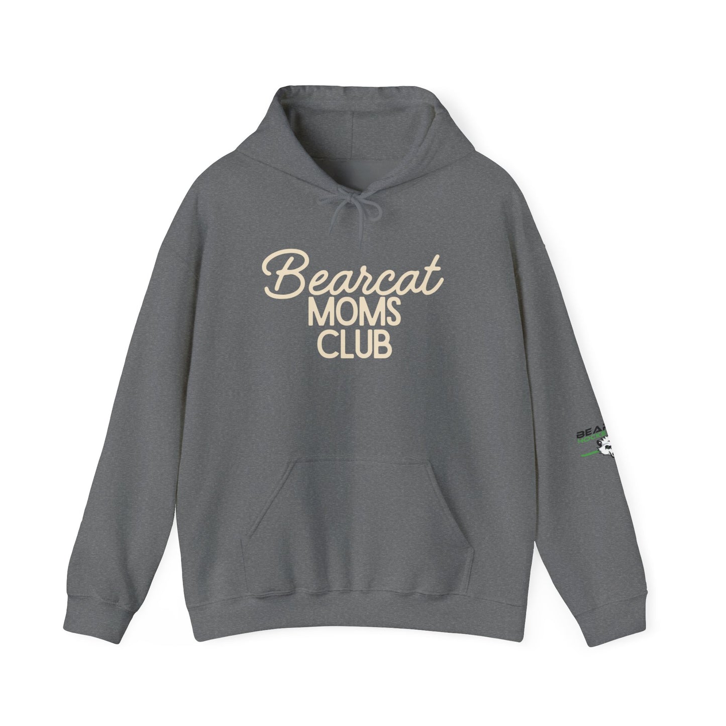 Bearcat Moms Club Hooded Sweatshirt | Cozy Gift for Moms, Family Gatherings, Casual Wear, Everyday Comfort, Cute Sweatshirt