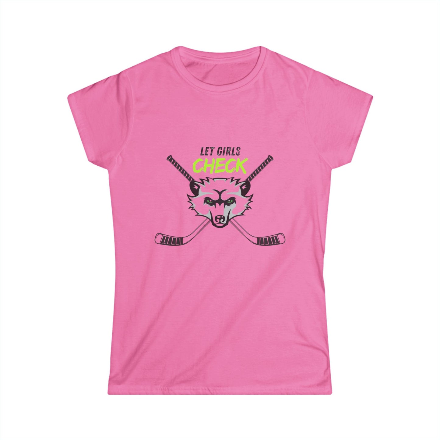 Women's Softstyle T-shirt - Let Girls Check