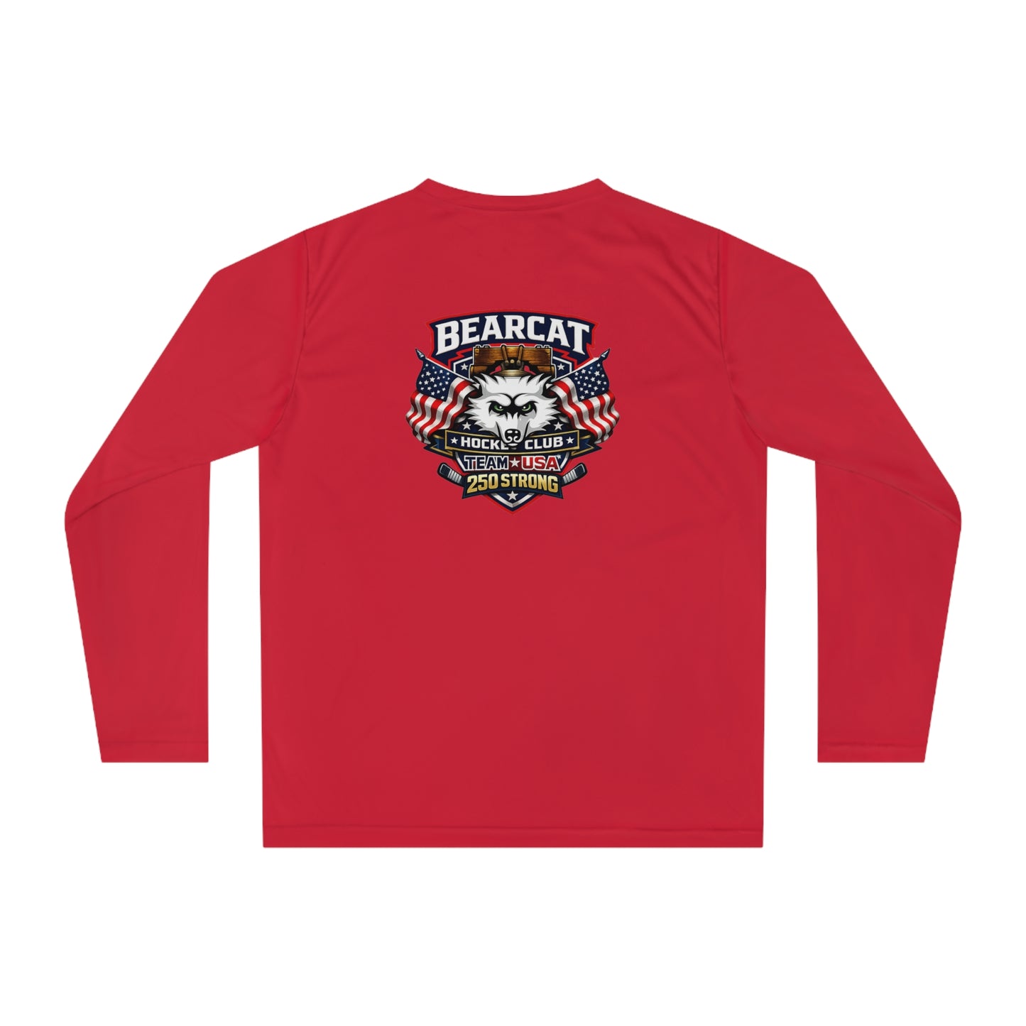 Bearcat Hockey Club International Long Sleeve BASELAYER Shirt - Moisture Wicking Under