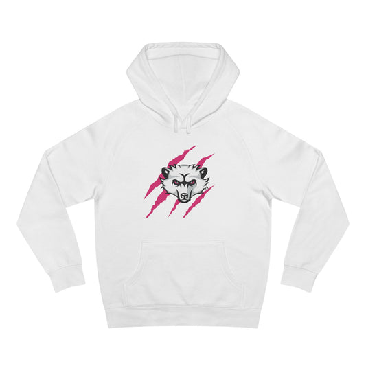 Girls Pink Logo Bearcat Hoodie