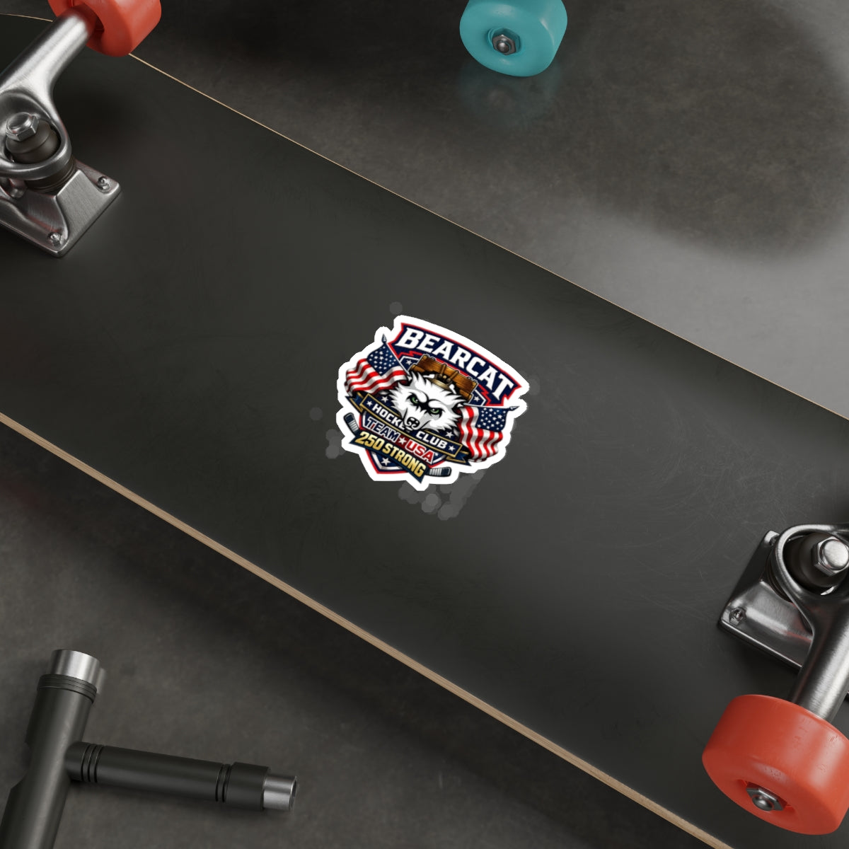 Bearcat Hockey Club Die-Cut Sticker — Team USA 250 Strong