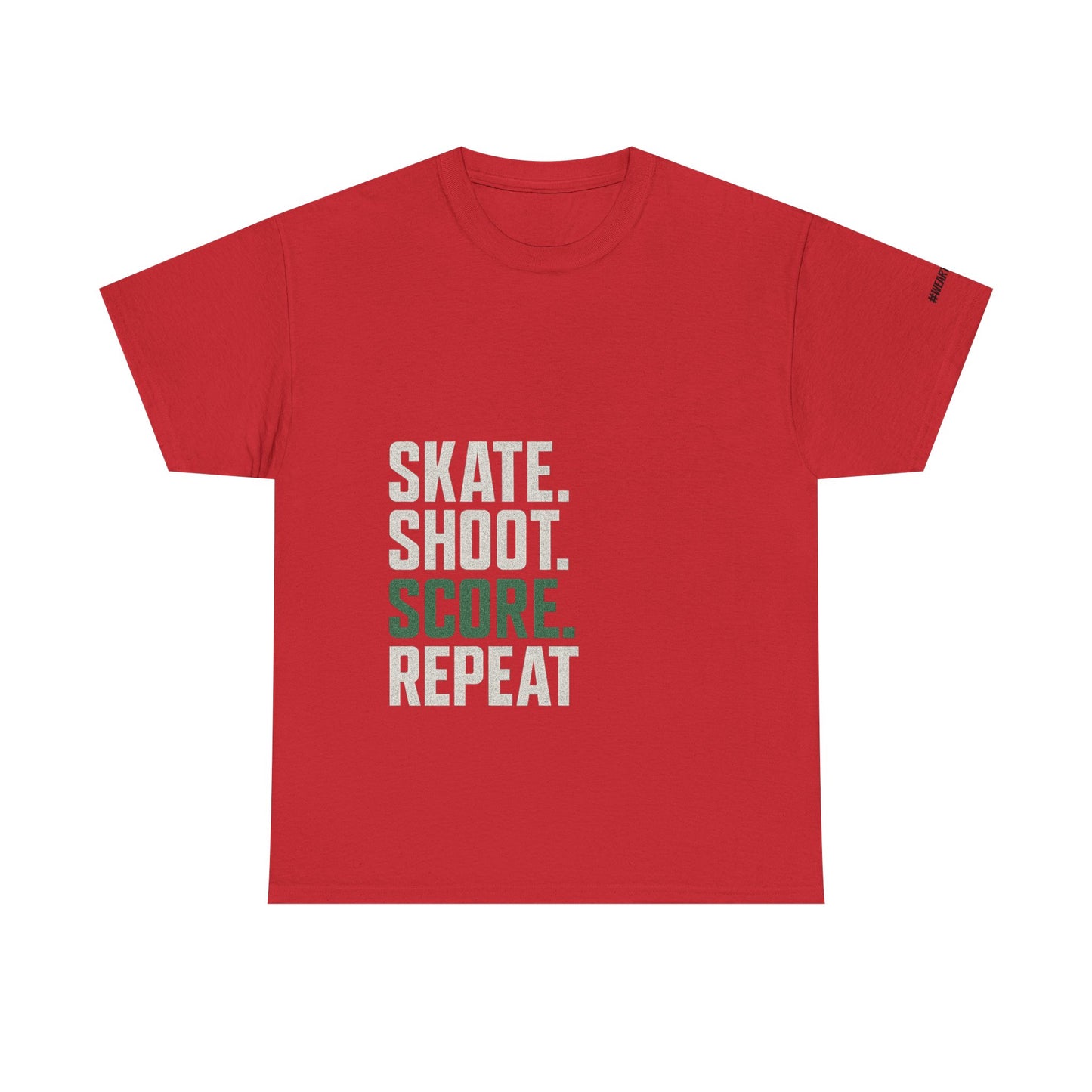 SKATE SHOOT SCORE REPEAT T-Shirt - #Wearthebear