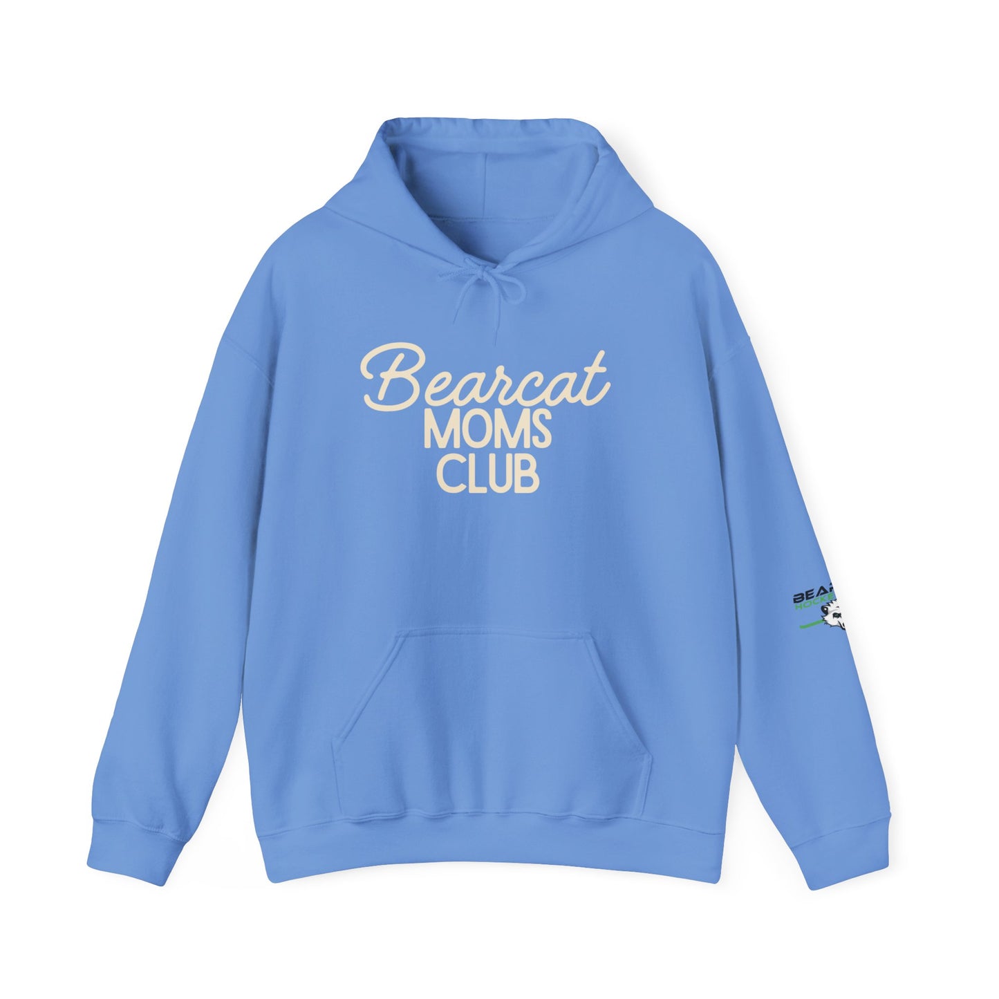 Bearcat Moms Club Hooded Sweatshirt | Cozy Gift for Moms, Family Gatherings, Casual Wear, Everyday Comfort, Cute Sweatshirt