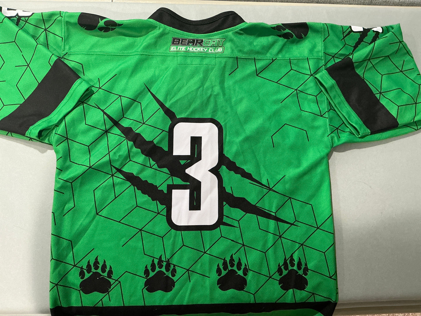Green Bearcat Hockey Jersey
