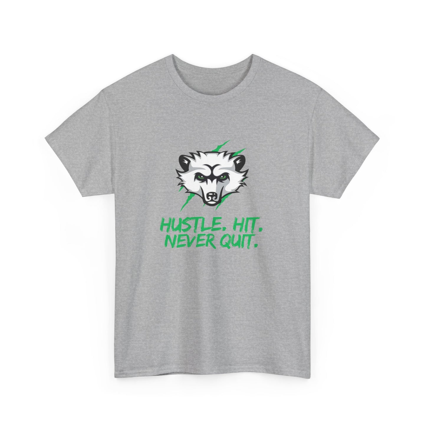 Motivational Hustle Cotton Tee | Unisex T-Shirt for Gym Lovers, Fitness Enthusiasts, Workout Motivation, Gift for Him, Her
