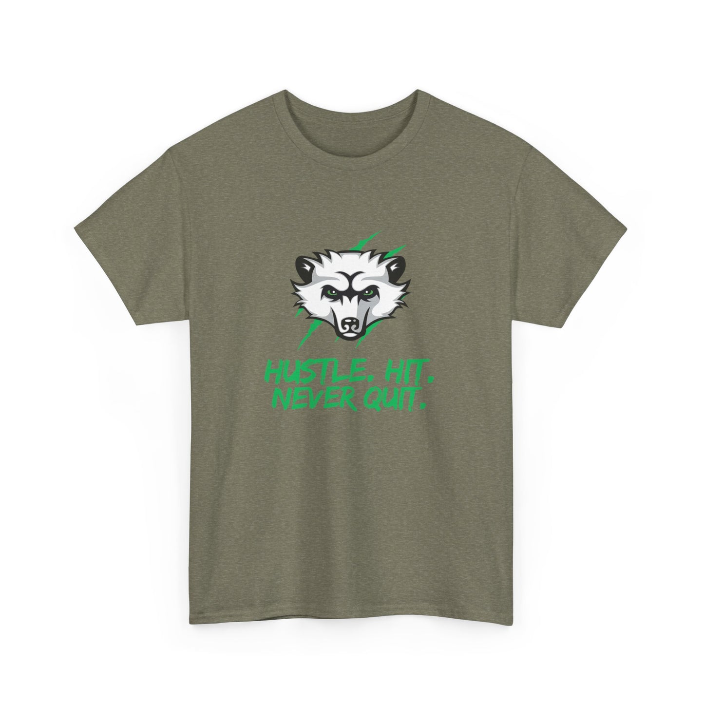 Motivational Hustle Cotton Tee | Unisex T-Shirt for Gym Lovers, Fitness Enthusiasts, Workout Motivation, Gift for Him, Her