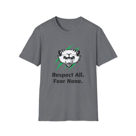 Unisex Graphic T-Shirt - Respect All Fear None - Bearcat Hockey