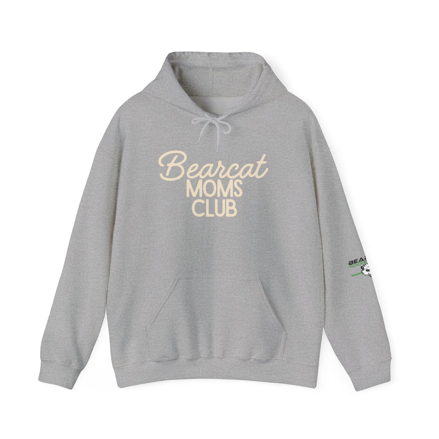 Bearcat Moms Club Hooded Sweatshirt | Cozy Gift for Moms, Family Gatherings, Casual Wear, Everyday Comfort, Cute Sweatshirt