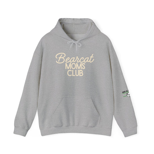 Bearcat Moms Club Hooded Sweatshirt | Cozy Gift for Moms, Family Gatherings, Casual Wear, Everyday Comfort, Cute Sweatshirt